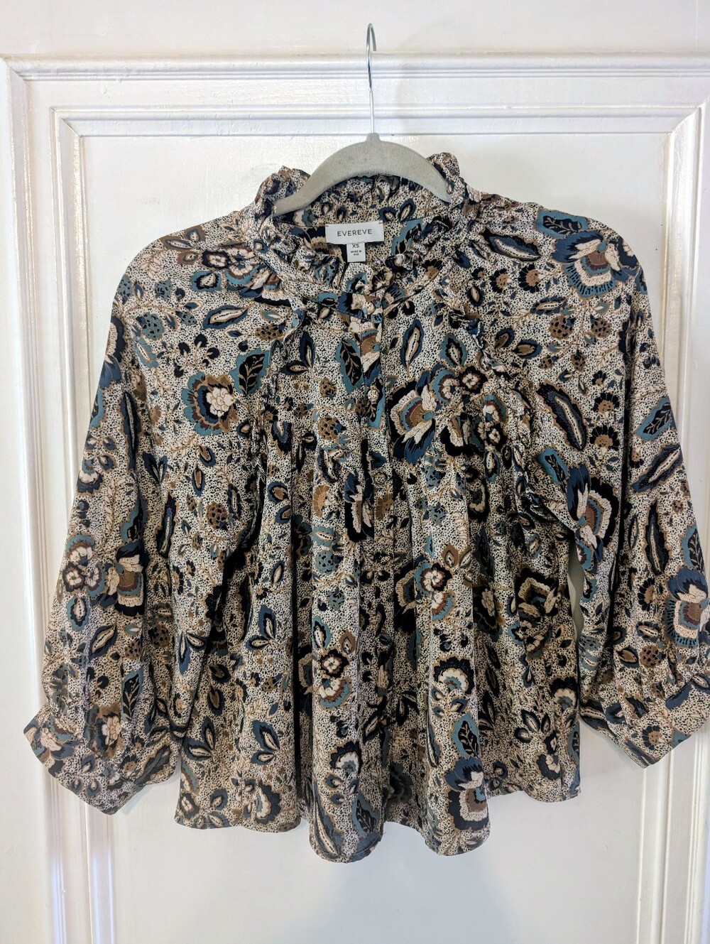 Evereve Paisley Blouse Size XS